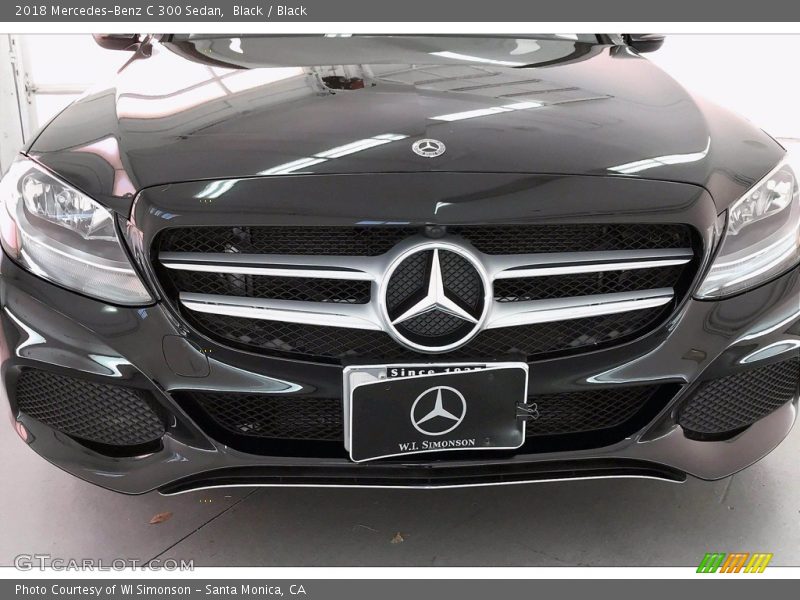 Black / Black 2018 Mercedes-Benz C 300 Sedan