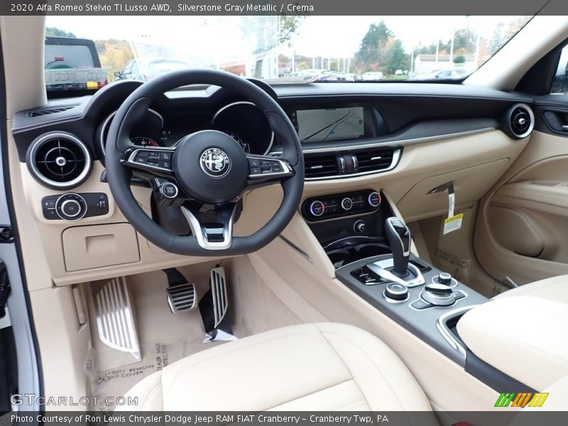 Front Seat of 2020 Stelvio TI Lusso AWD