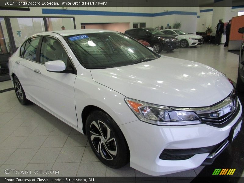 White Orchid Pearl / Ivory 2017 Honda Accord LX Sedan