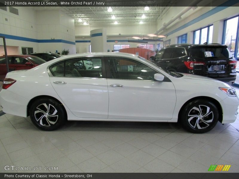 White Orchid Pearl / Ivory 2017 Honda Accord LX Sedan