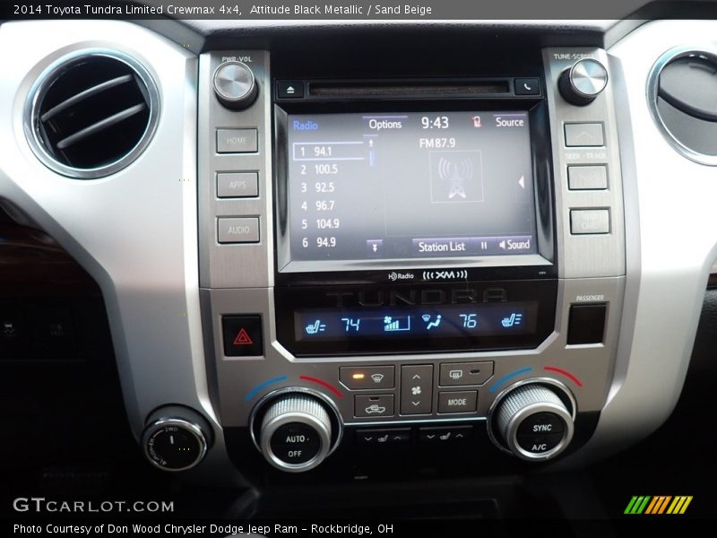 Attitude Black Metallic / Sand Beige 2014 Toyota Tundra Limited Crewmax 4x4