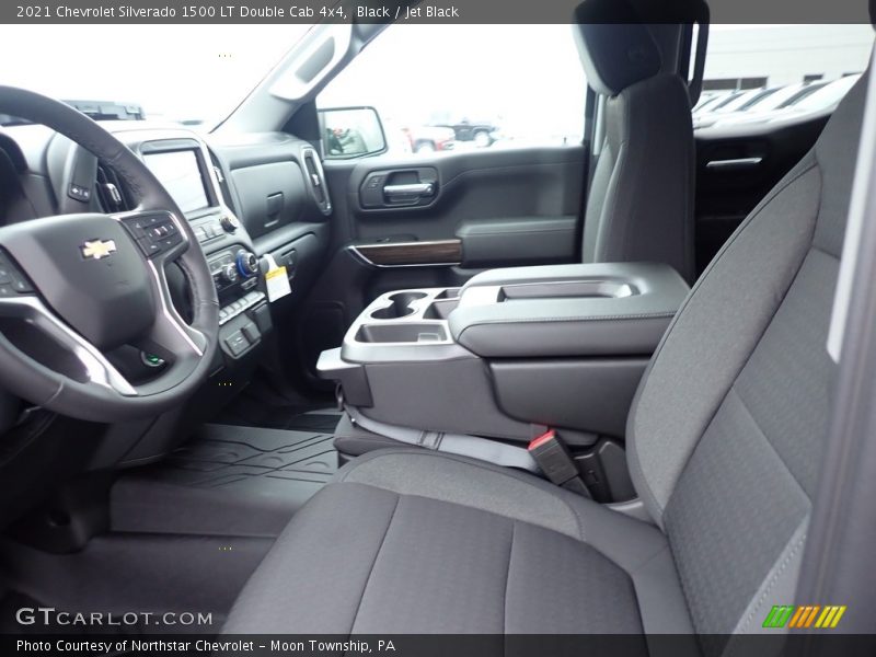 Black / Jet Black 2021 Chevrolet Silverado 1500 LT Double Cab 4x4