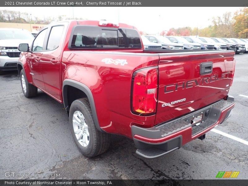 Cherry Red Tintcoat / Jet Black 2021 Chevrolet Colorado LT Crew Cab 4x4