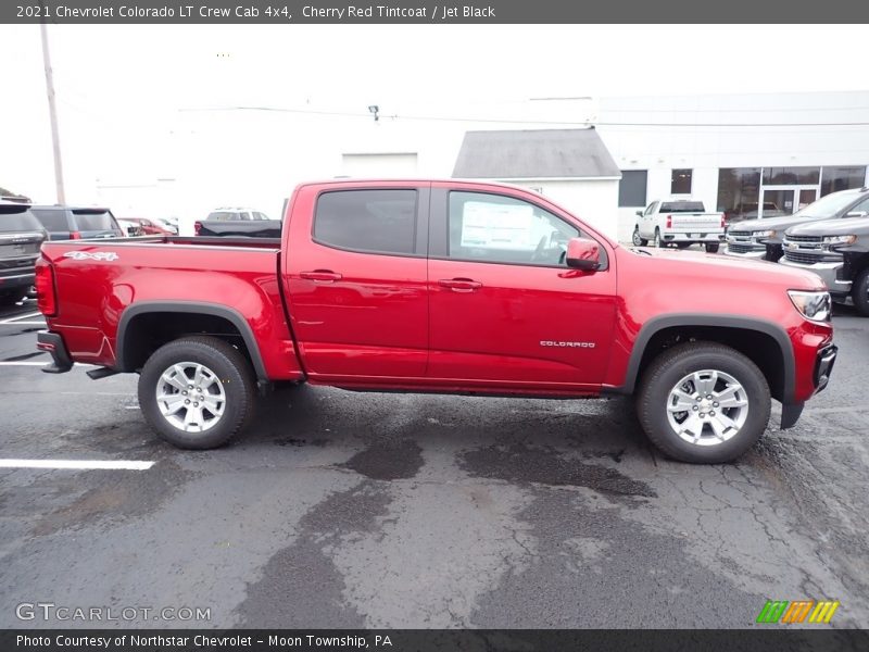 Cherry Red Tintcoat / Jet Black 2021 Chevrolet Colorado LT Crew Cab 4x4