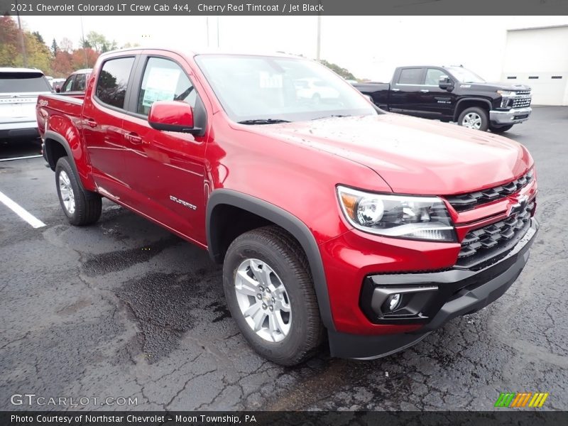 Cherry Red Tintcoat / Jet Black 2021 Chevrolet Colorado LT Crew Cab 4x4