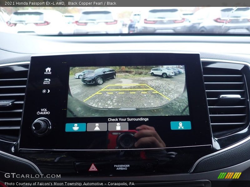 Controls of 2021 Passport EX-L AWD