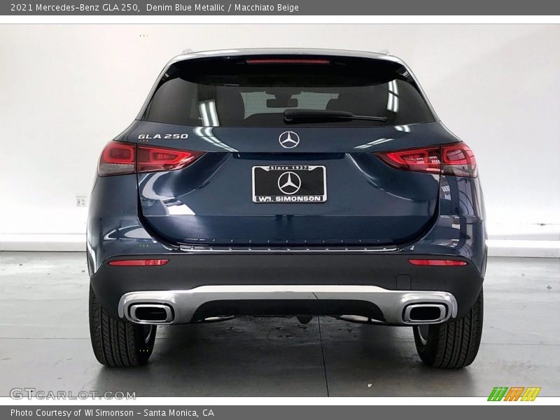 Denim Blue Metallic / Macchiato Beige 2021 Mercedes-Benz GLA 250