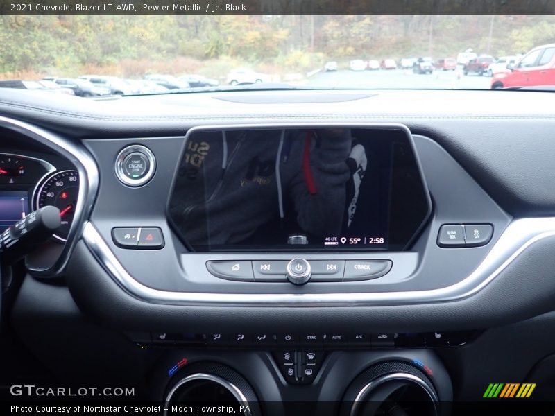 Pewter Metallic / Jet Black 2021 Chevrolet Blazer LT AWD