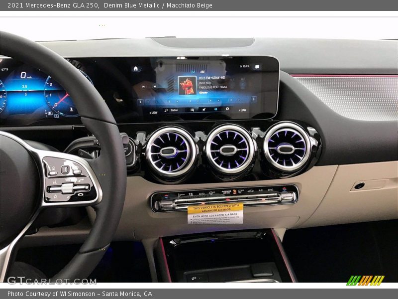 Denim Blue Metallic / Macchiato Beige 2021 Mercedes-Benz GLA 250