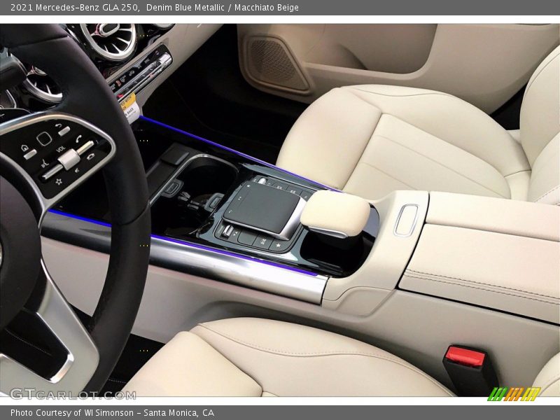 Denim Blue Metallic / Macchiato Beige 2021 Mercedes-Benz GLA 250