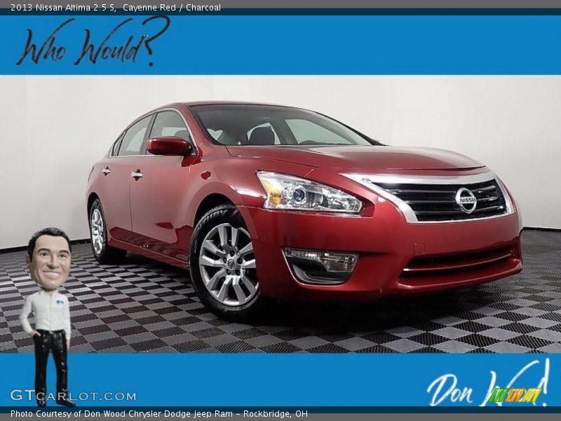 Cayenne Red / Charcoal 2013 Nissan Altima 2.5 S
