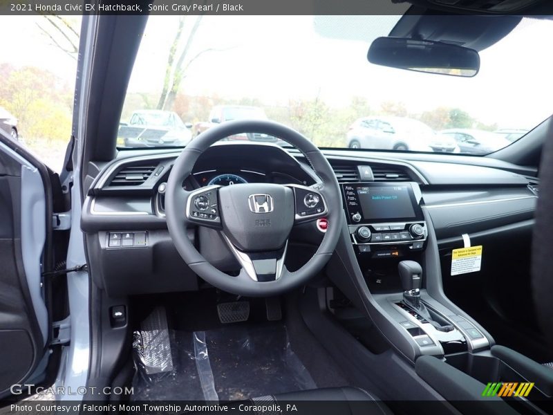 Dashboard of 2021 Civic EX Hatchback