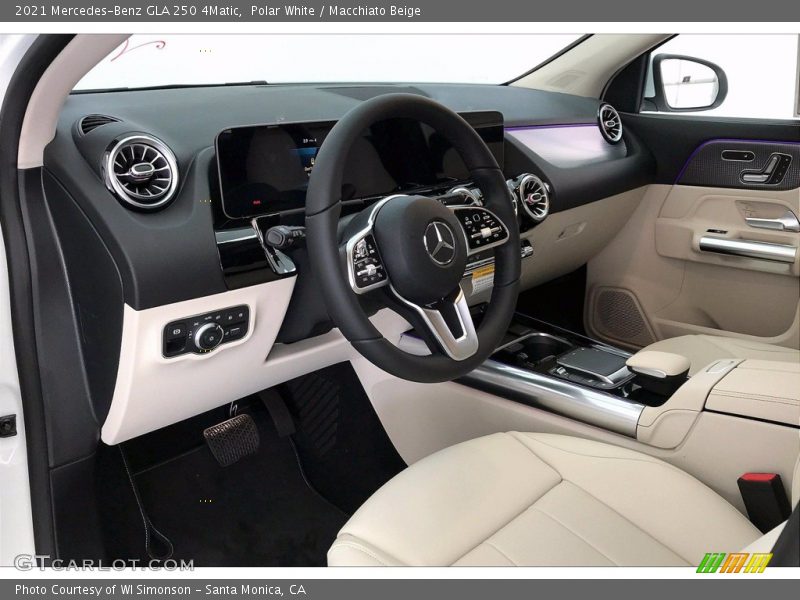 Polar White / Macchiato Beige 2021 Mercedes-Benz GLA 250 4Matic