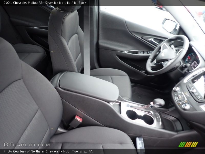 Silver Ice Metallic / Jet Black 2021 Chevrolet Malibu RS