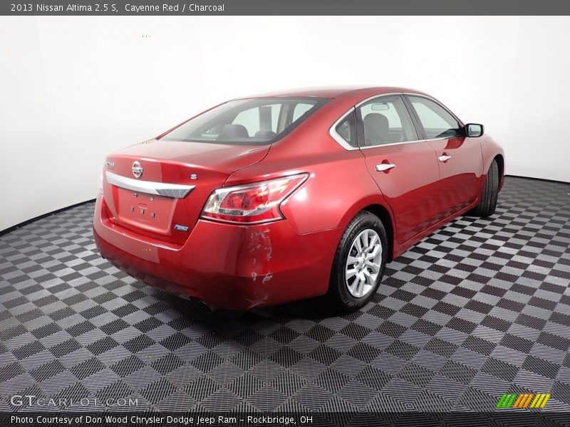 Cayenne Red / Charcoal 2013 Nissan Altima 2.5 S