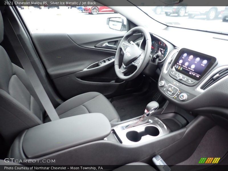 Silver Ice Metallic / Jet Black 2021 Chevrolet Malibu RS