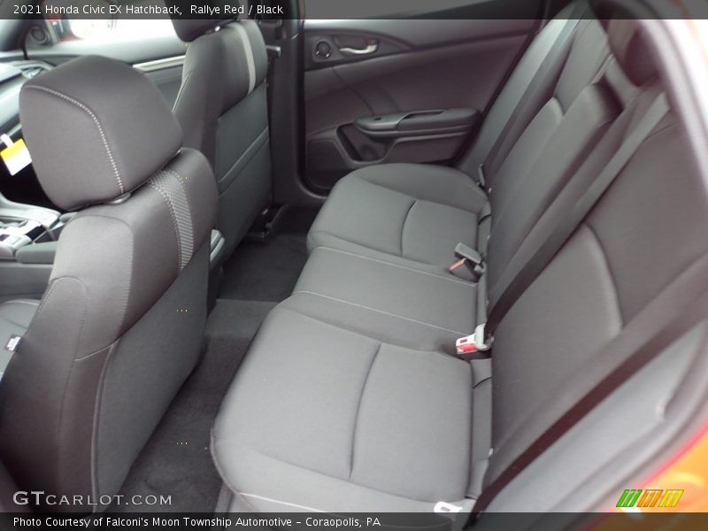 Rear Seat of 2021 Civic EX Hatchback