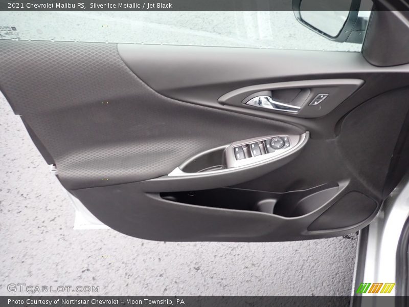 Silver Ice Metallic / Jet Black 2021 Chevrolet Malibu RS