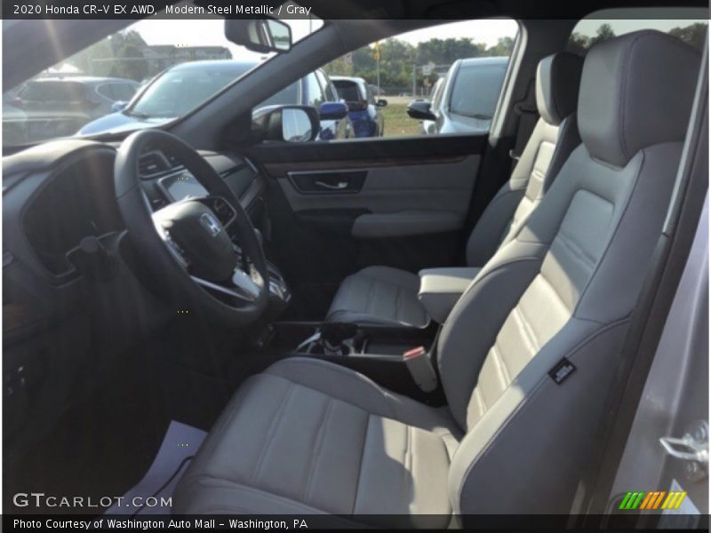 Modern Steel Metallic / Gray 2020 Honda CR-V EX AWD