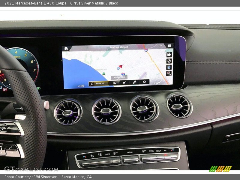 Controls of 2021 E 450 Coupe