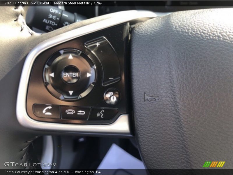 Modern Steel Metallic / Gray 2020 Honda CR-V EX AWD
