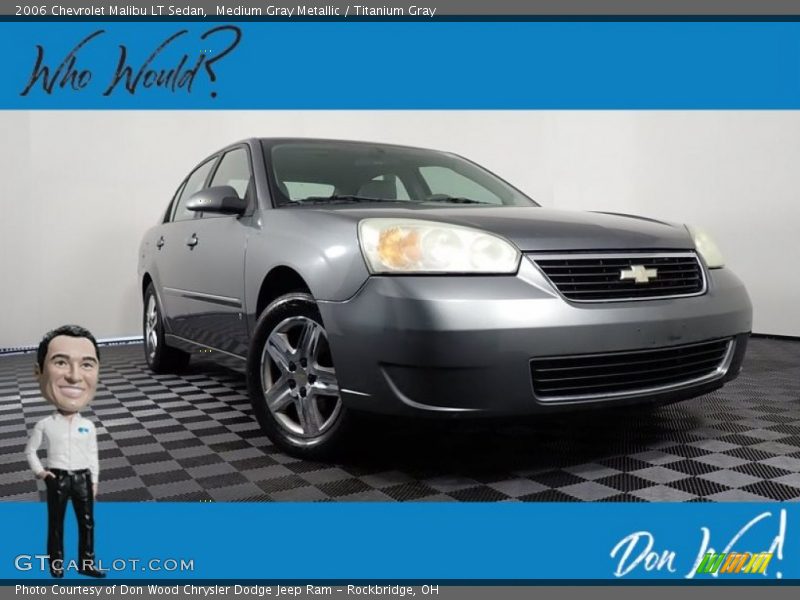 Medium Gray Metallic / Titanium Gray 2006 Chevrolet Malibu LT Sedan