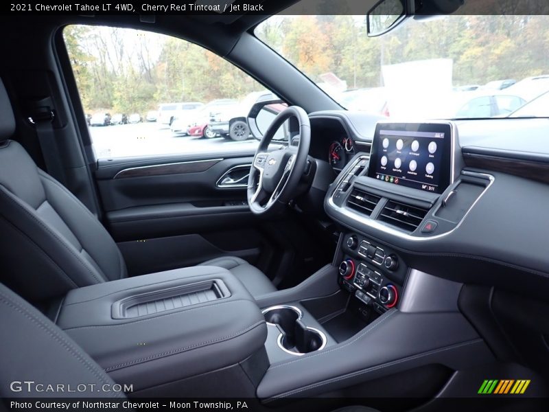 Cherry Red Tintcoat / Jet Black 2021 Chevrolet Tahoe LT 4WD