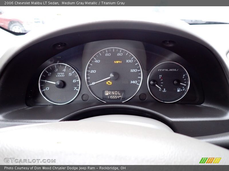 Medium Gray Metallic / Titanium Gray 2006 Chevrolet Malibu LT Sedan