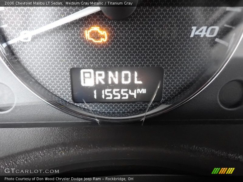 Medium Gray Metallic / Titanium Gray 2006 Chevrolet Malibu LT Sedan