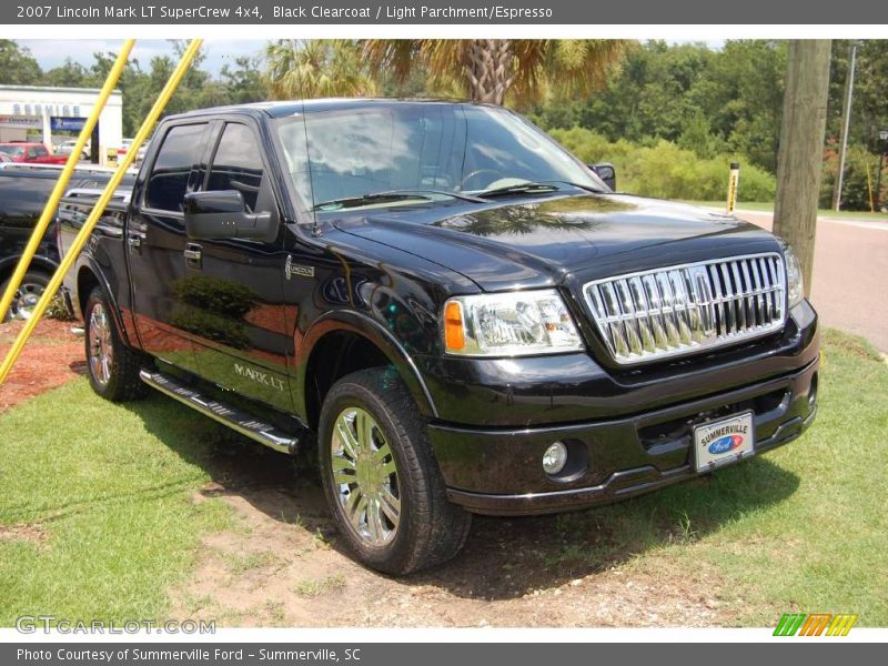 Black Clearcoat / Light Parchment/Espresso 2007 Lincoln Mark LT SuperCrew 4x4