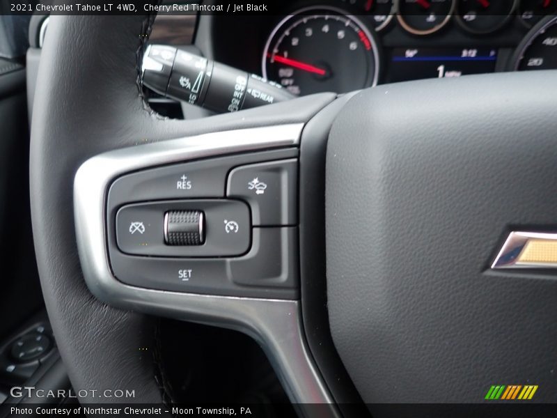 Cherry Red Tintcoat / Jet Black 2021 Chevrolet Tahoe LT 4WD