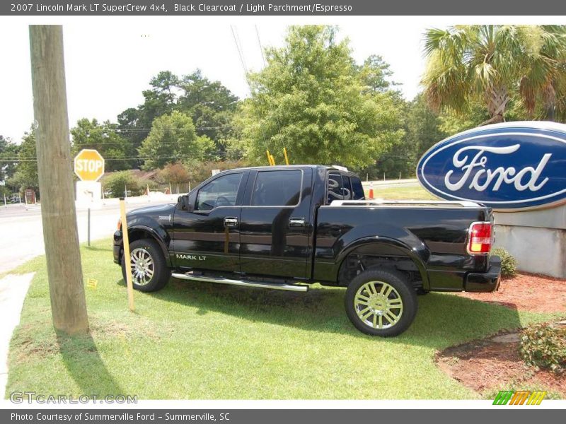 Black Clearcoat / Light Parchment/Espresso 2007 Lincoln Mark LT SuperCrew 4x4