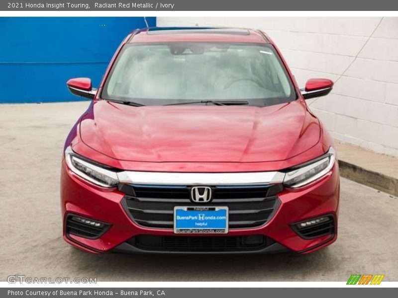 Radiant Red Metallic / Ivory 2021 Honda Insight Touring