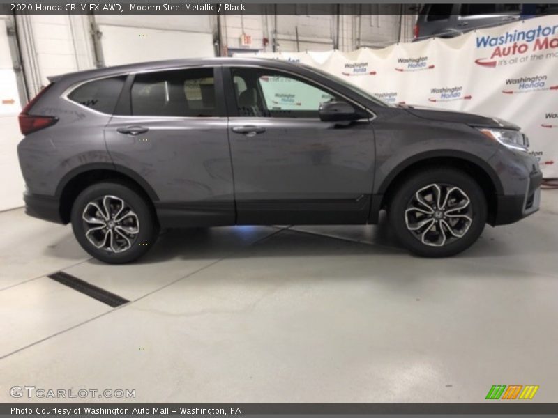 Modern Steel Metallic / Black 2020 Honda CR-V EX AWD