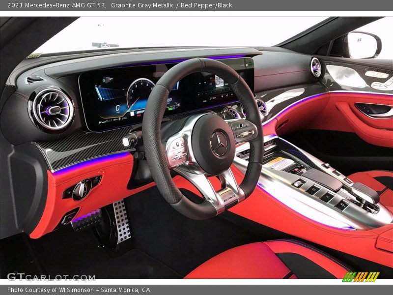 Dashboard of 2021 AMG GT 53