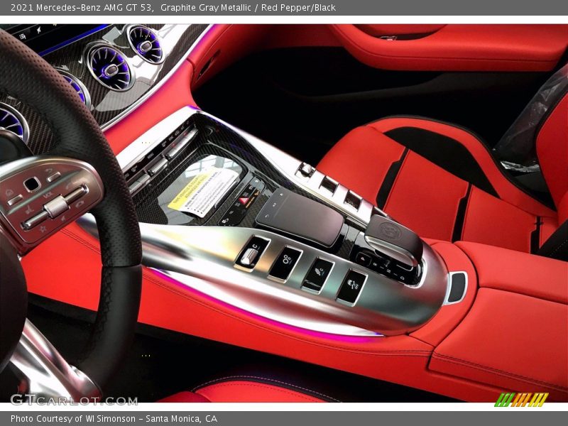 Controls of 2021 AMG GT 53