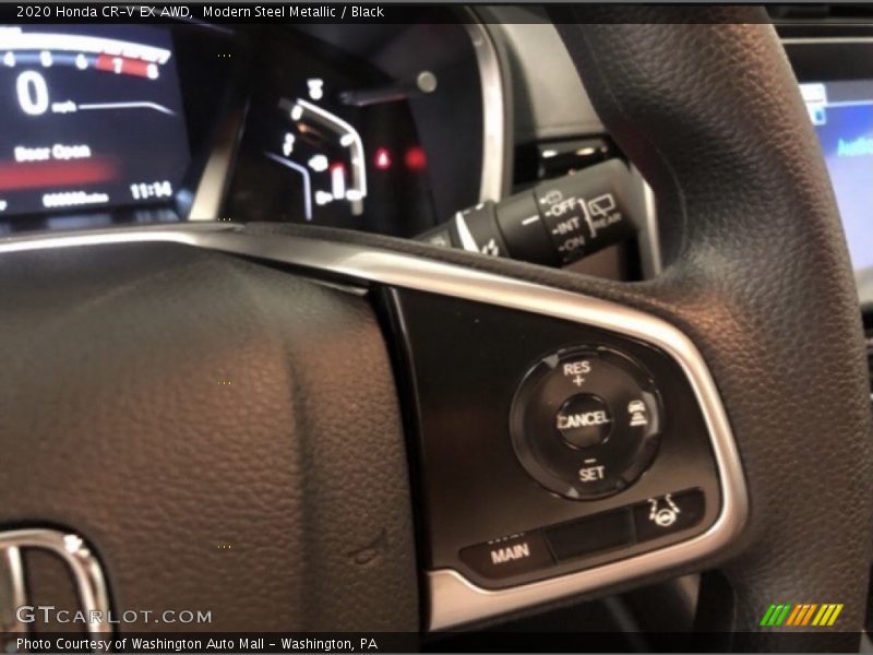 Modern Steel Metallic / Black 2020 Honda CR-V EX AWD
