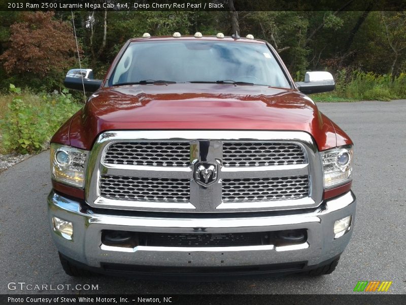 Deep Cherry Red Pearl / Black 2013 Ram 2500 Laramie Mega Cab 4x4