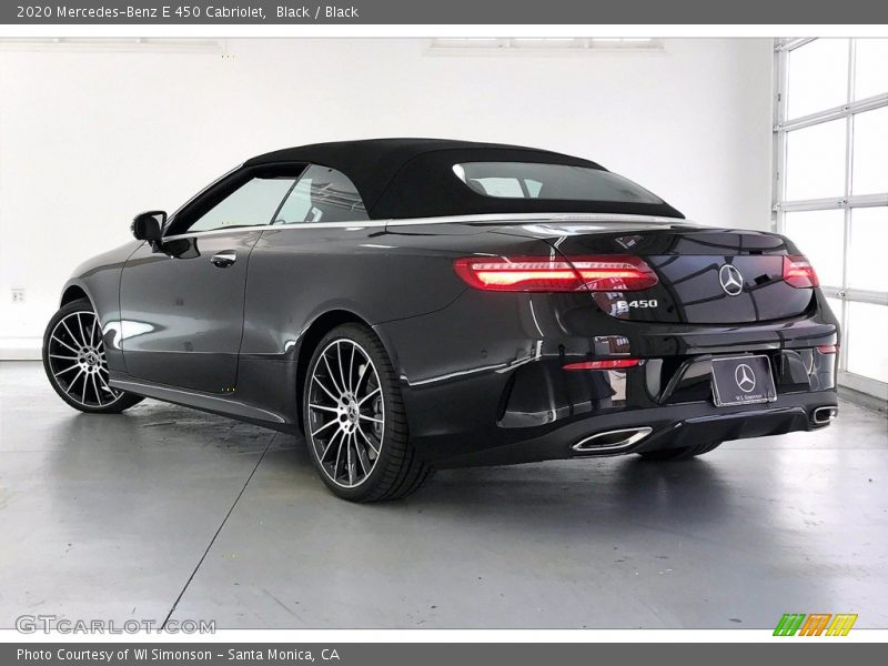 Black / Black 2020 Mercedes-Benz E 450 Cabriolet