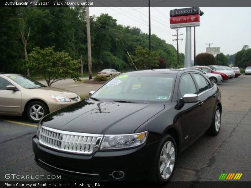 Black / Dark Charcoal 2008 Lincoln MKZ Sedan