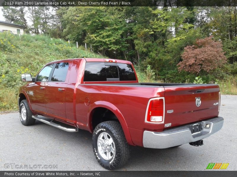 Deep Cherry Red Pearl / Black 2013 Ram 2500 Laramie Mega Cab 4x4