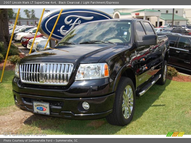 Black Clearcoat / Light Parchment/Espresso 2007 Lincoln Mark LT SuperCrew 4x4