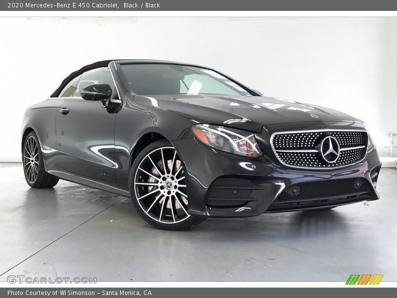 Black / Black 2020 Mercedes-Benz E 450 Cabriolet