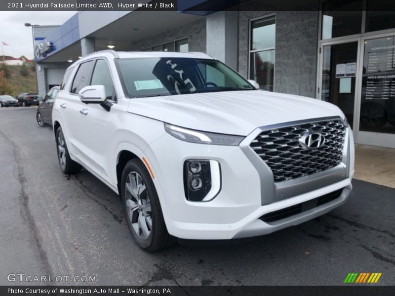 Hyper White / Black 2021 Hyundai Palisade Limited AWD