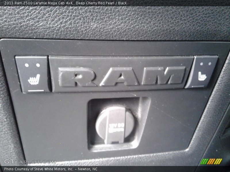 Deep Cherry Red Pearl / Black 2013 Ram 2500 Laramie Mega Cab 4x4