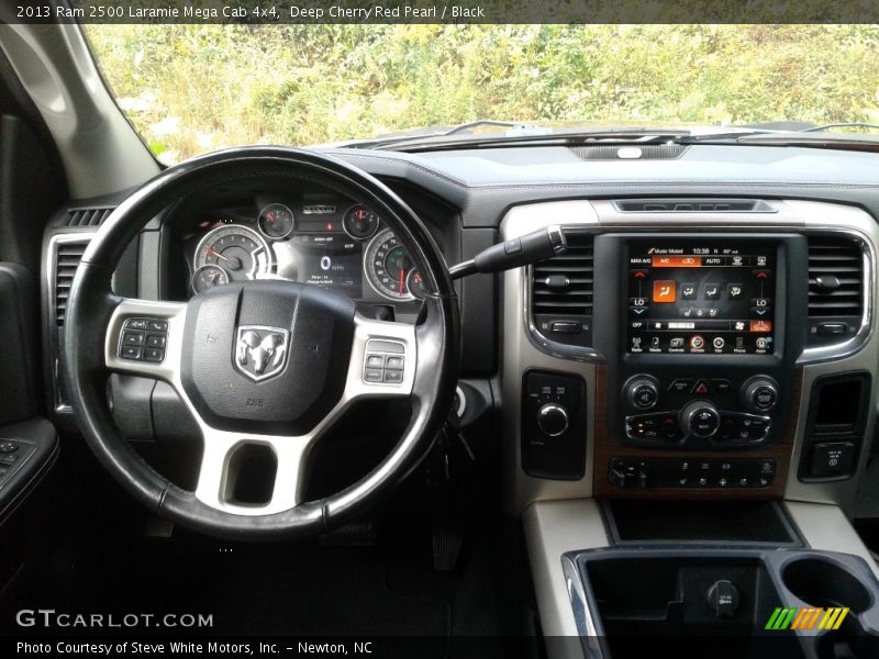 Deep Cherry Red Pearl / Black 2013 Ram 2500 Laramie Mega Cab 4x4