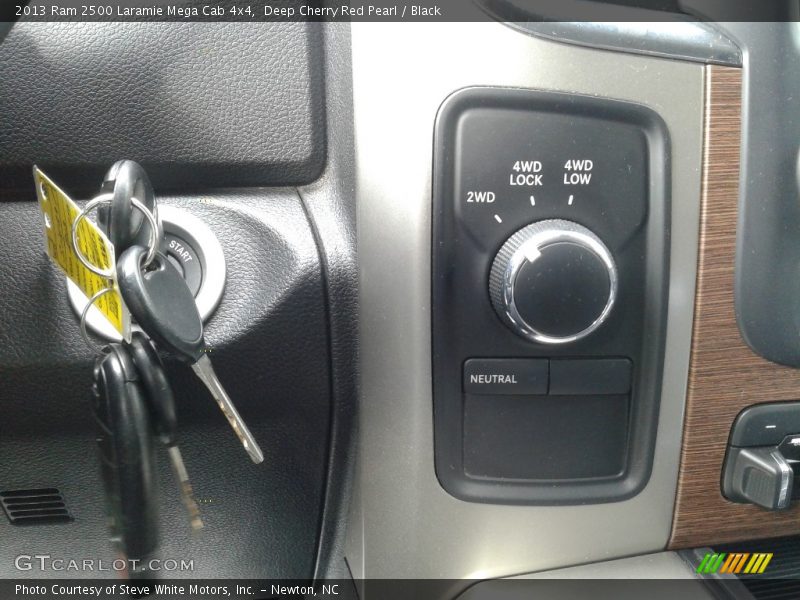 Deep Cherry Red Pearl / Black 2013 Ram 2500 Laramie Mega Cab 4x4