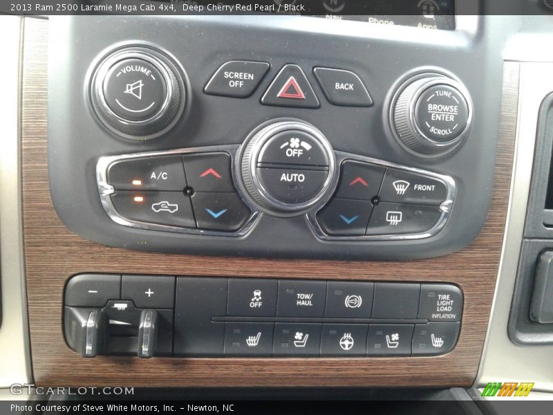 Deep Cherry Red Pearl / Black 2013 Ram 2500 Laramie Mega Cab 4x4