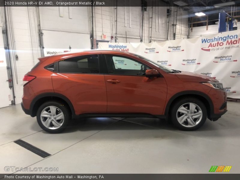 Orangeburst Metallic / Black 2020 Honda HR-V EX AWD