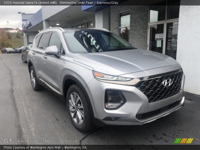 Front 3/4 View of 2020 Santa Fe Limited AWD